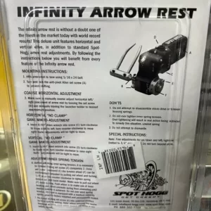 Spot Hogg Infinity Blade Rest - Black - LH