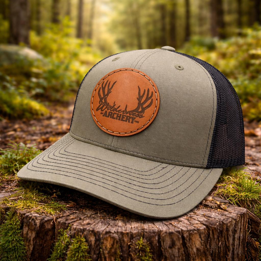 shop hat with leather patch 3