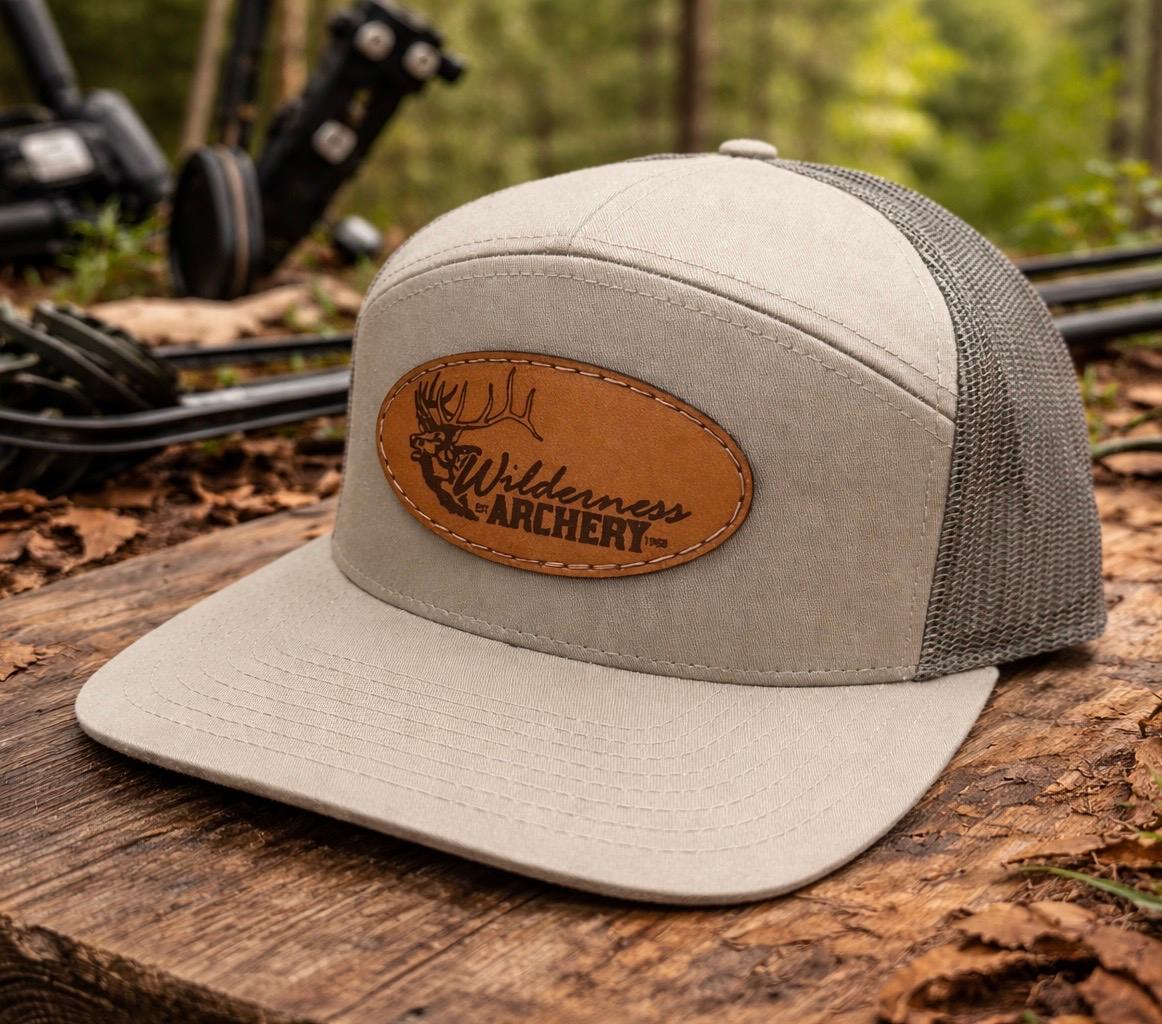 shop hat with leather patch 2