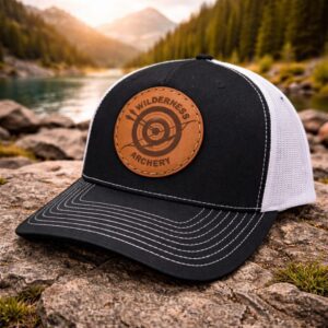 shop hat with leather patch 1