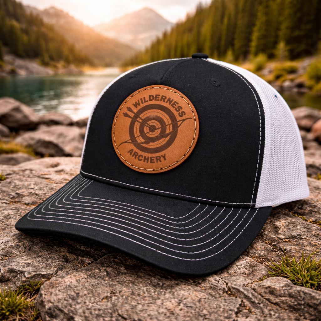 shop hat with leather patch 1