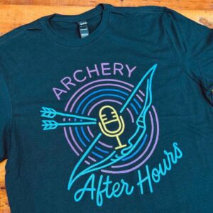 archery after hours t shirt in black